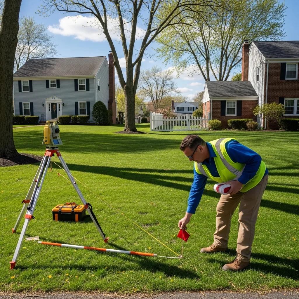 Drone-based topographic survey underway on a Mapleton site