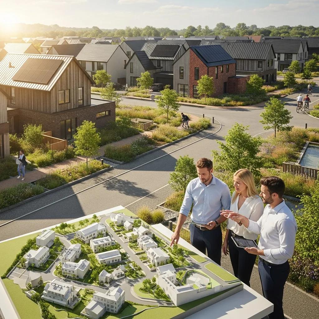 Sustainable practices in residential subdivision engineering with eco-friendly elements