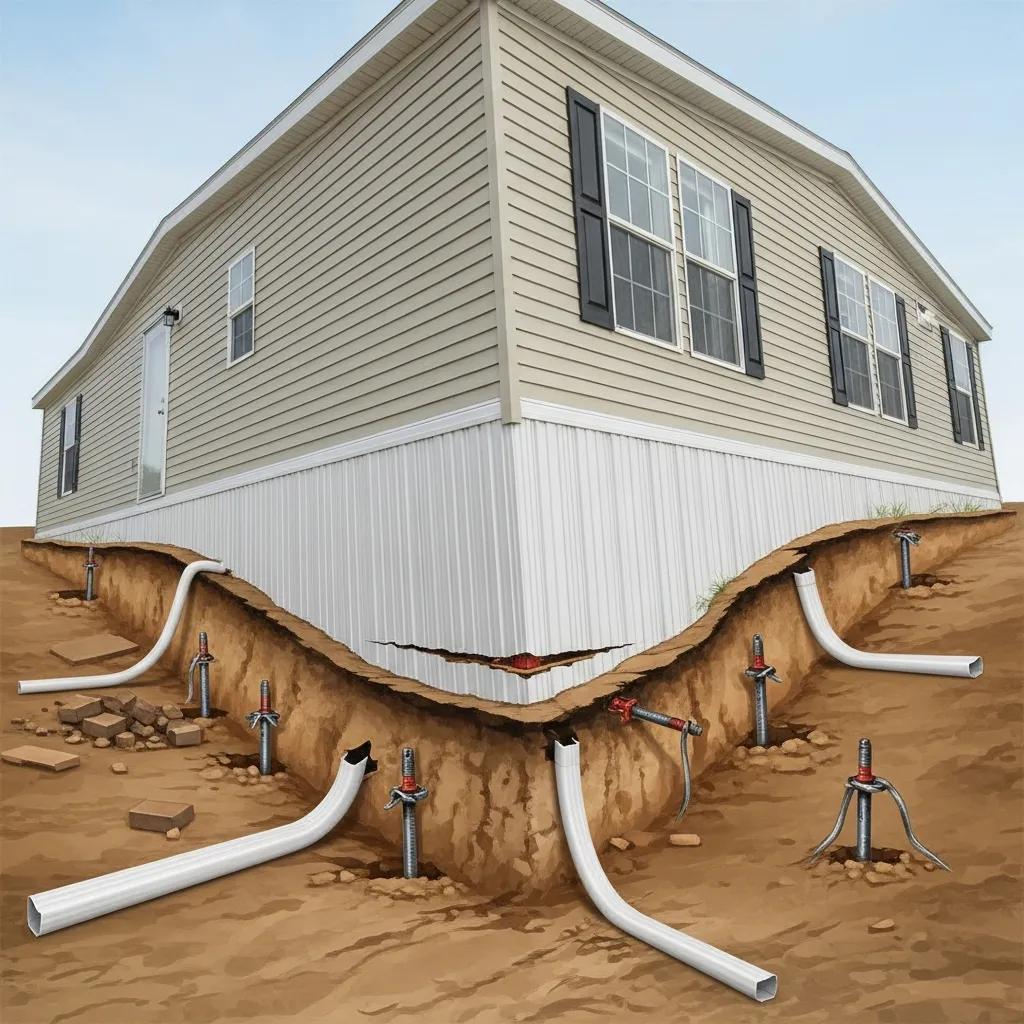 Common foundation issues in manufactured homes affecting FHA financing